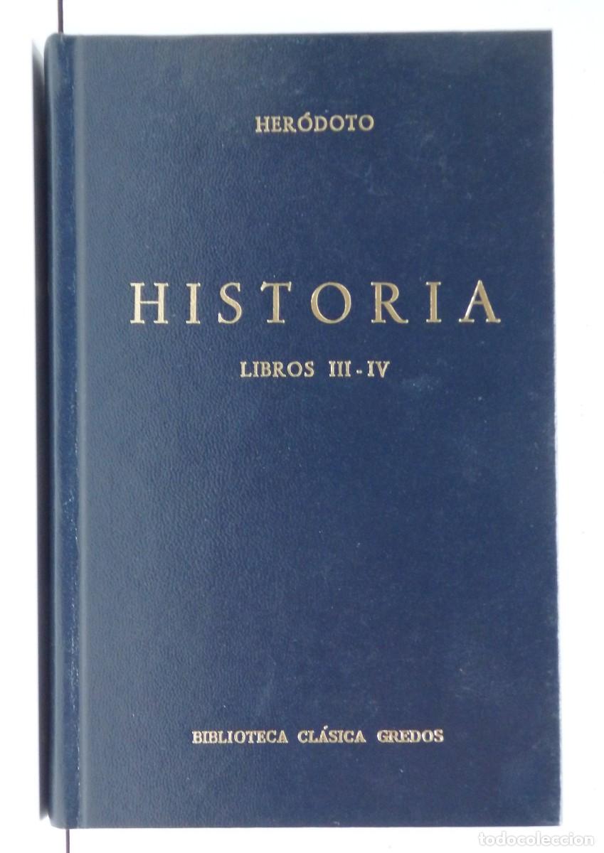 Heródoto historia vol III-IV book cover