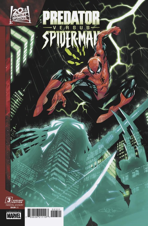 Predator Vs. Spider-Man (2025) #3 book cover