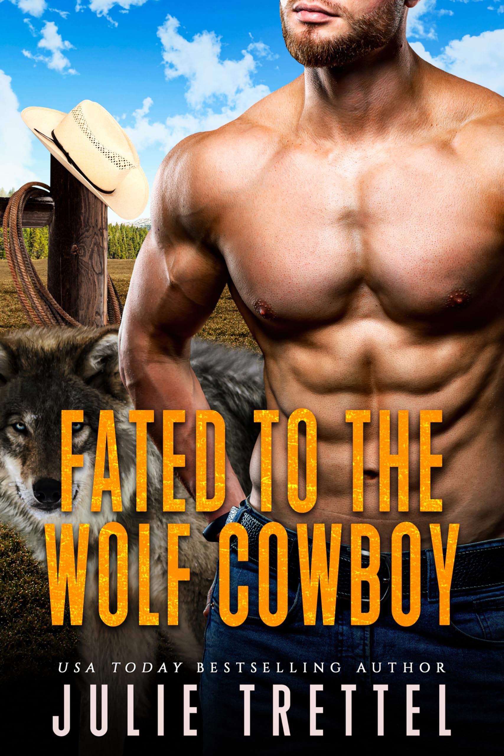 Fated to the Wolf Cowboy book cover