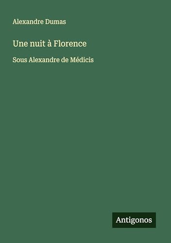 Une nuit à Florence book cover