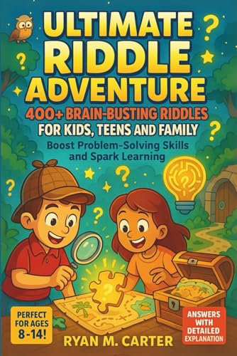 Playing Riddle Ryan Ultimate Riddle Adventure for Kids, Teens and Family: 400+ Brain ...