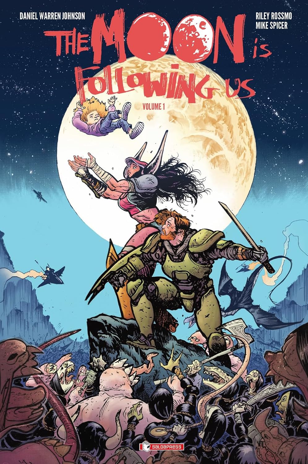 The moon is following us vol. 1 book cover