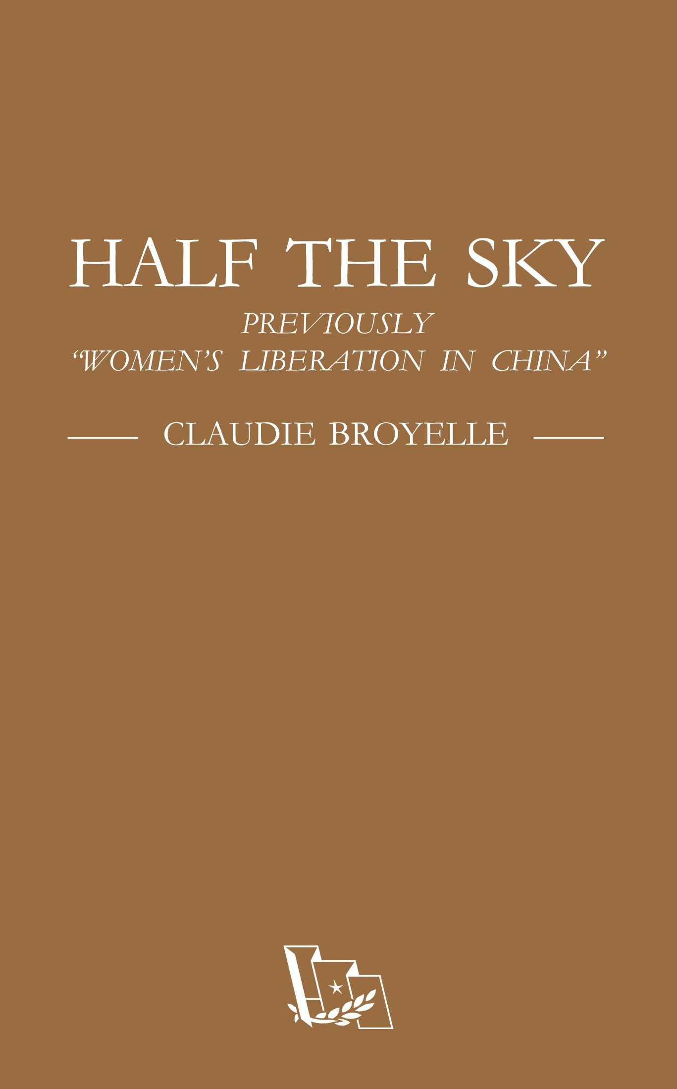 Half the Sky book cover