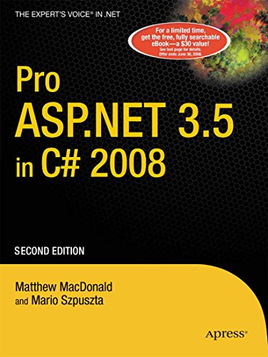Pro ASP.NET 3.5 in C# 2008 book cover