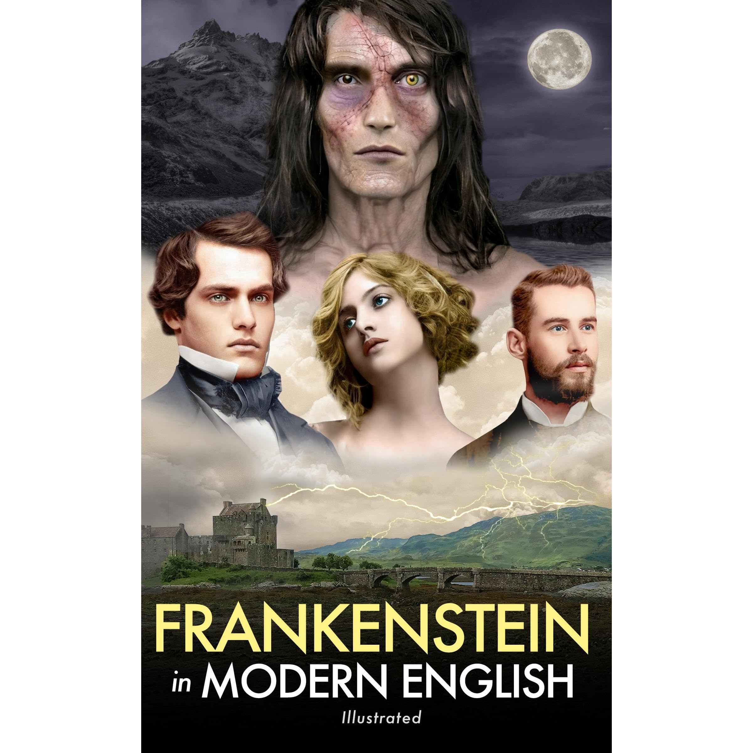 Frankenstein in Modern English (Illustrated) book cover