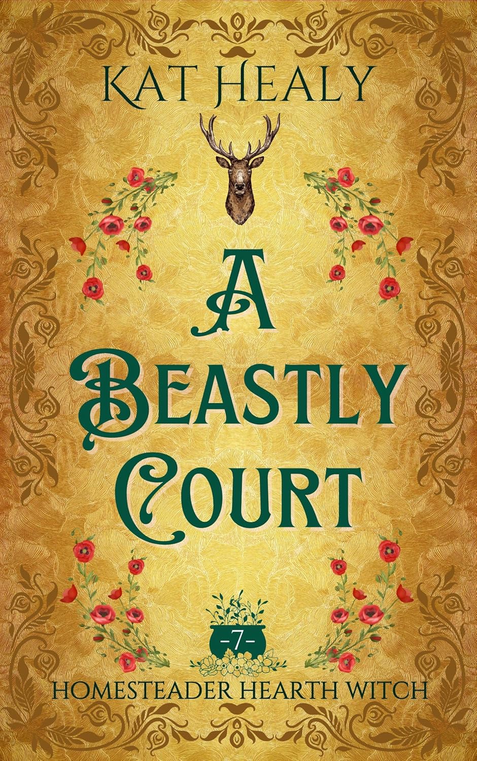 A Beastly Court (A Witchy Romantic Urban Fantasy) book cover