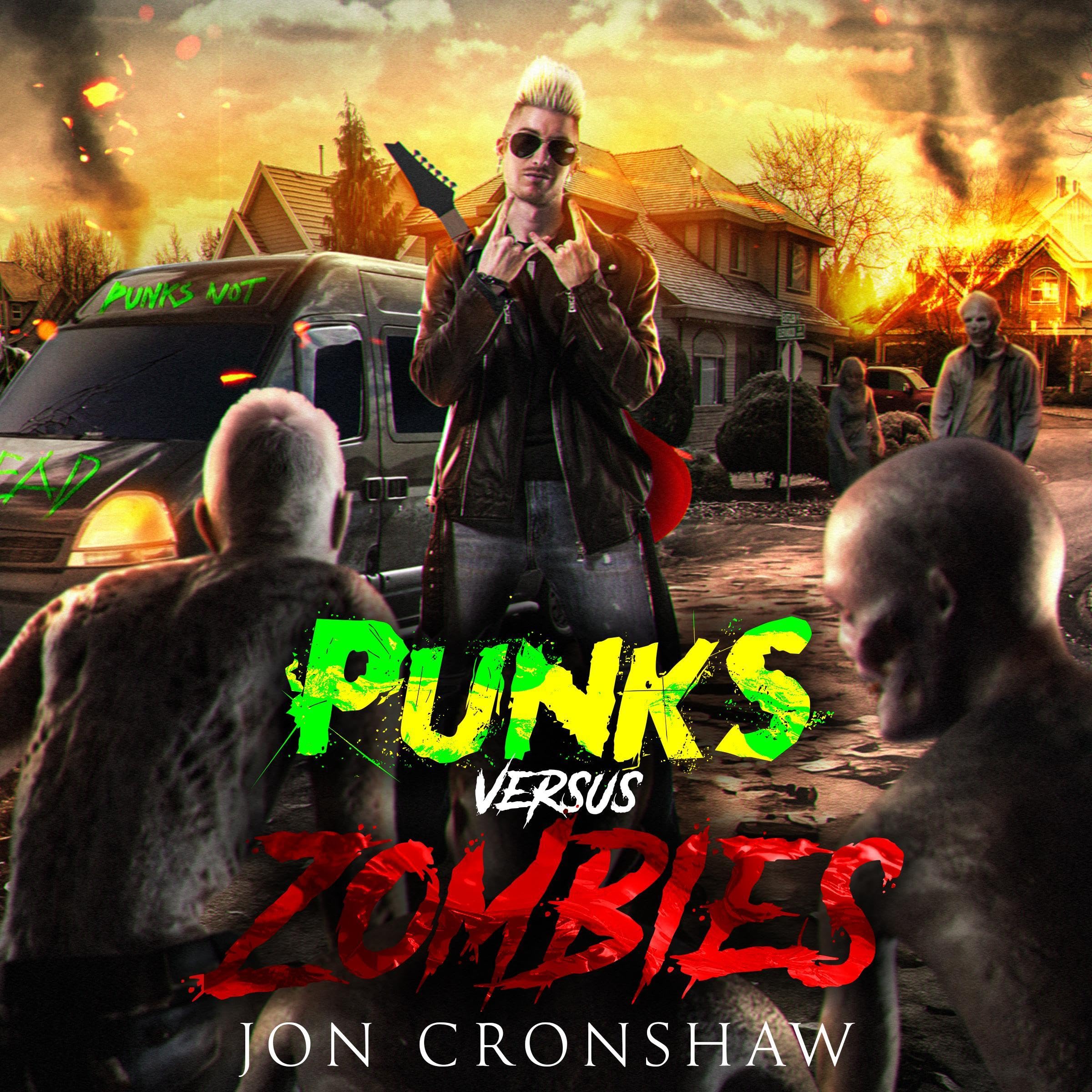 Punks Versus Zombies book cover