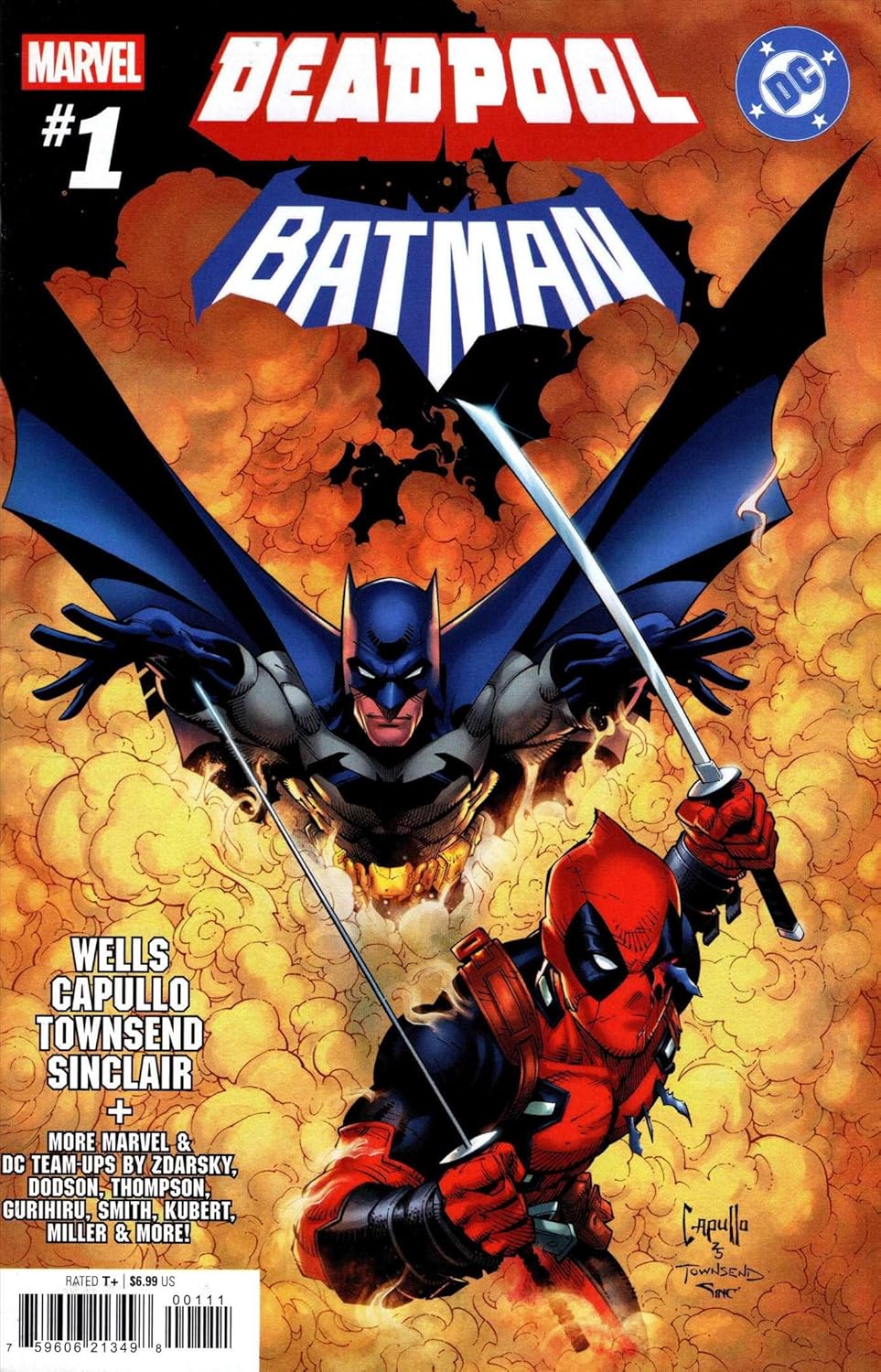 Deadpool/Batman book cover