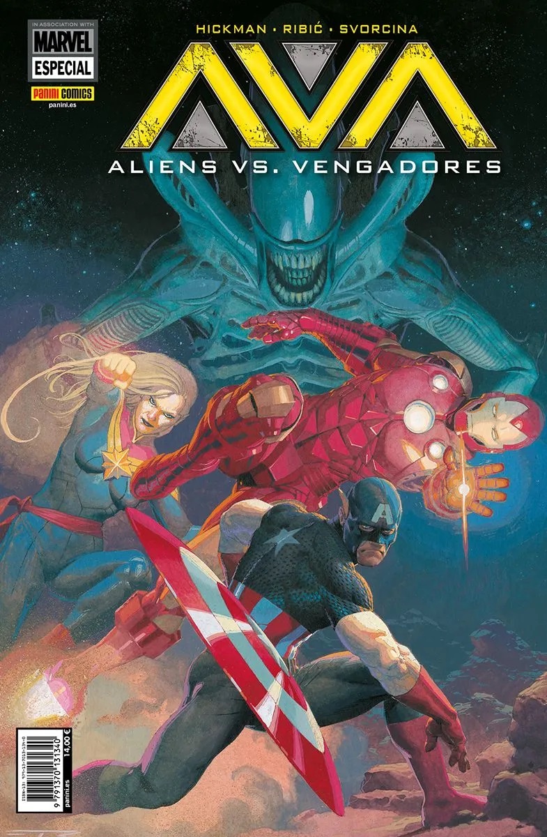 Aliens vs. Vengadores book cover