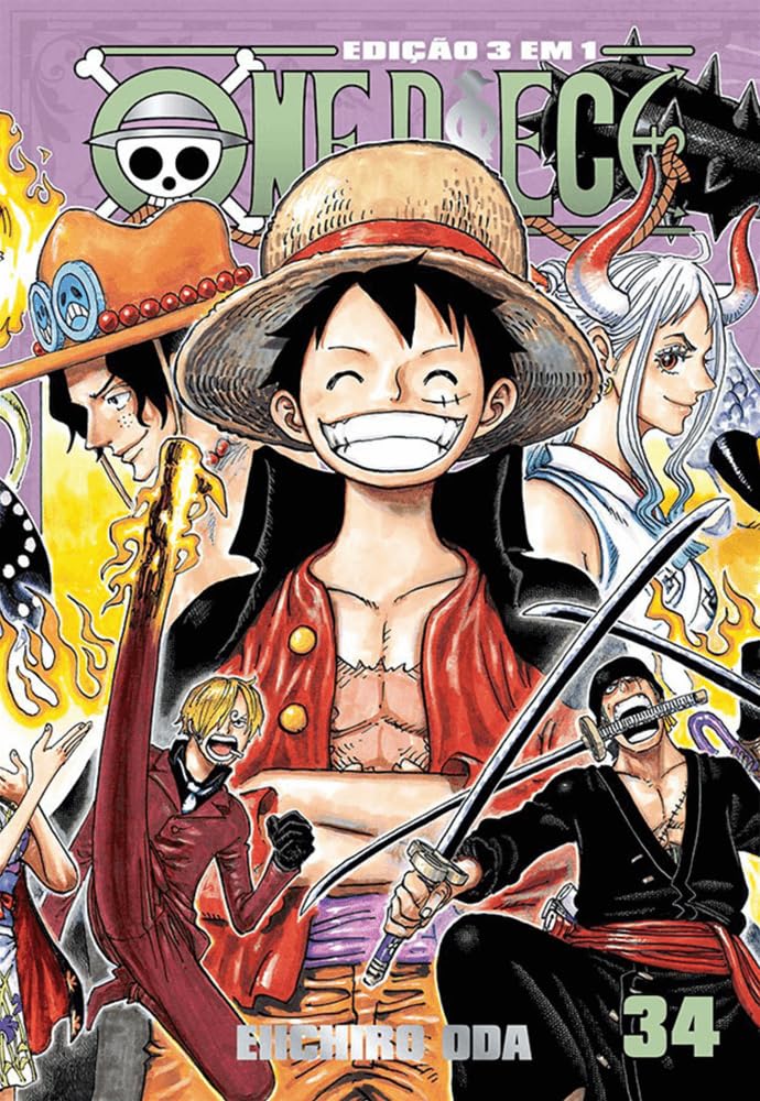 One Piece 3 em 1, Vol. 34 book cover