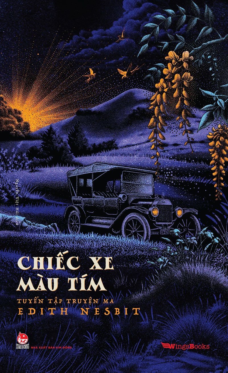 Chiếc xe màu tím - Tuyển tập truyện ma Edith Nesbit book cover