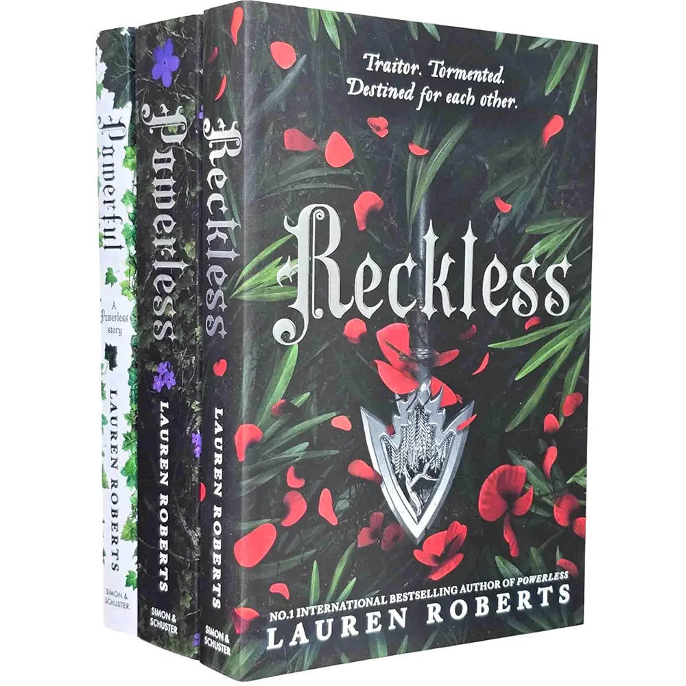 The Powerless Trilogy By Lauren Roberts 3 Books Collection book cover