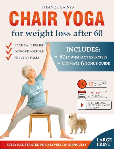 Chair Yoga for Weight Loss After 60 book cover