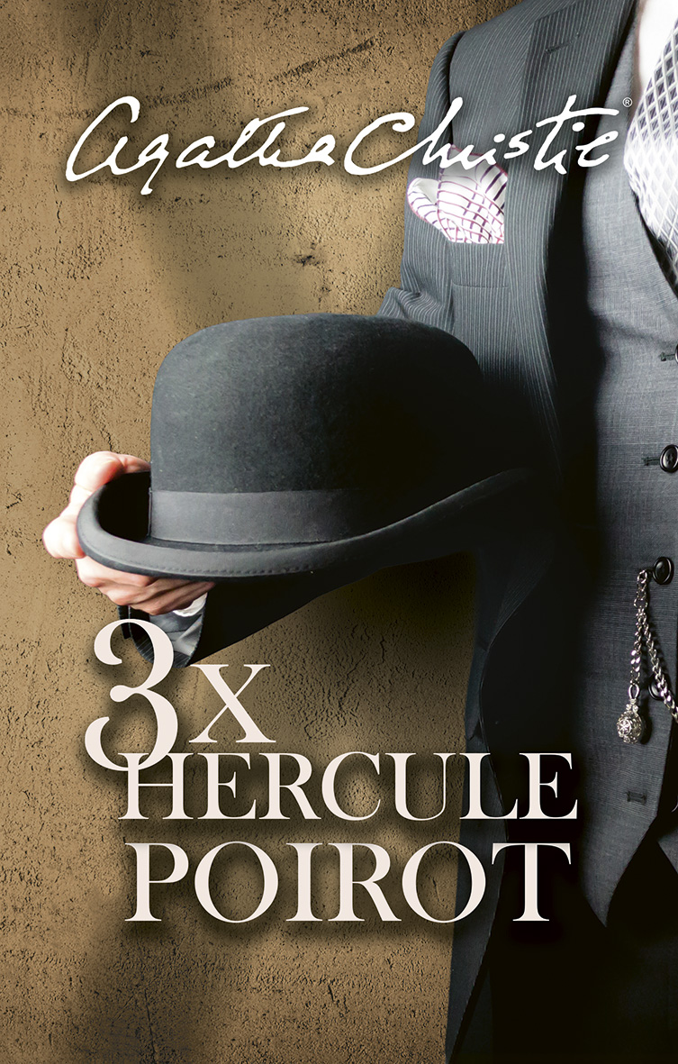 3x Hercule Poirot 5 book cover