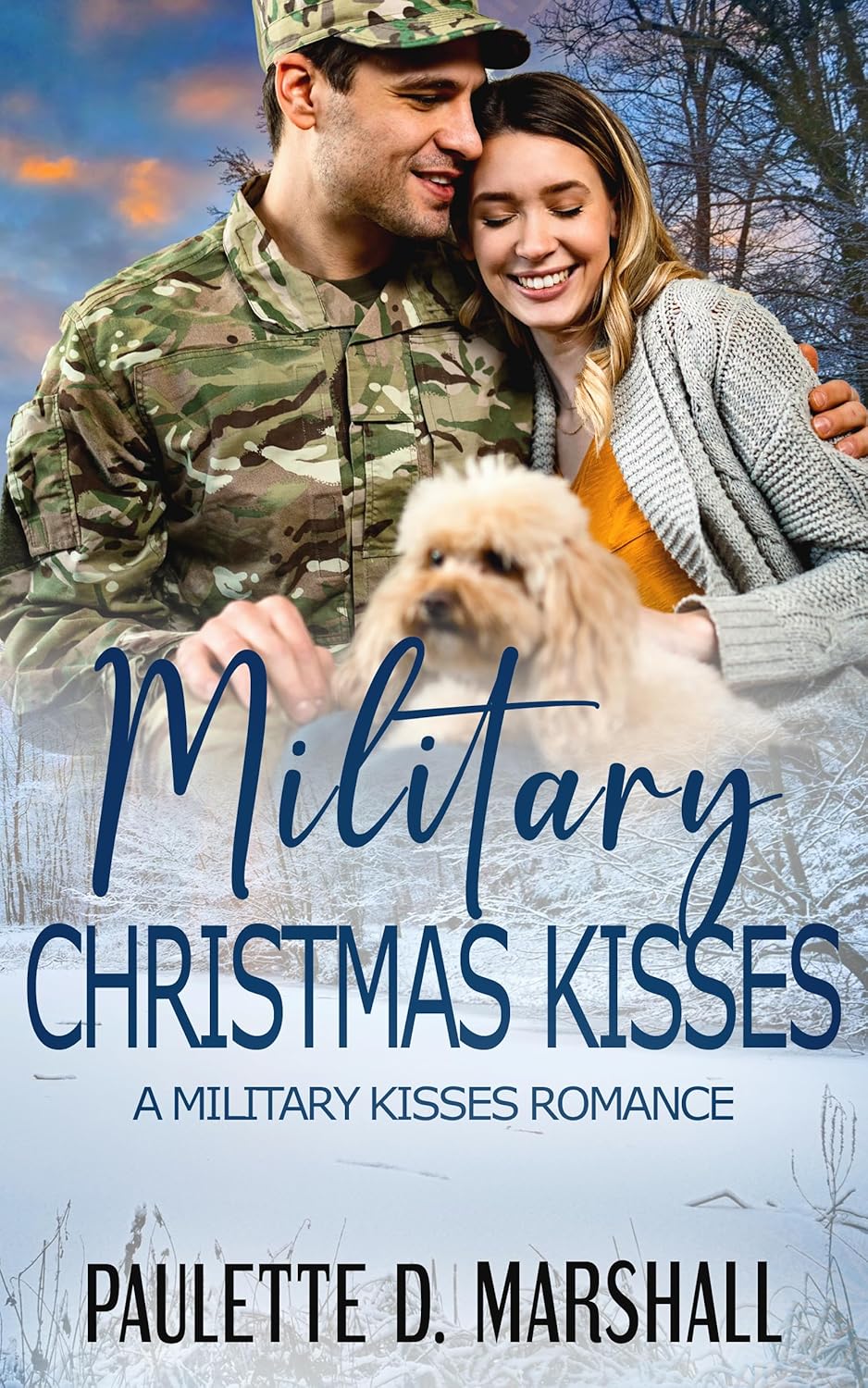 Military Christmas Kisses book cover