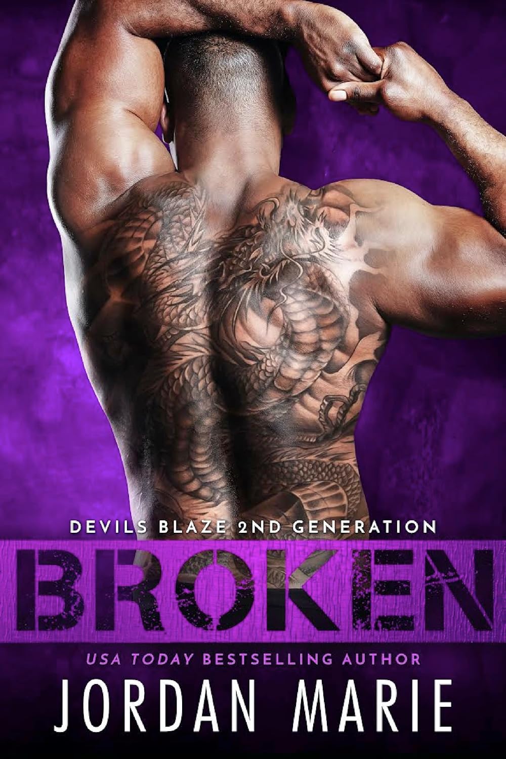 Broken book cover