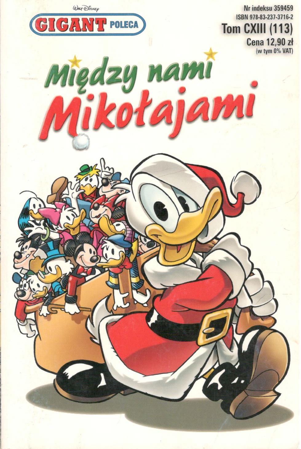 Między nami Mikołajami book cover