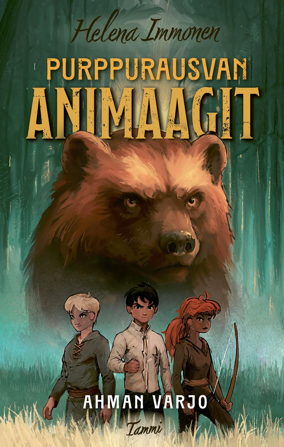 Purppurausvan animaagit book cover 2