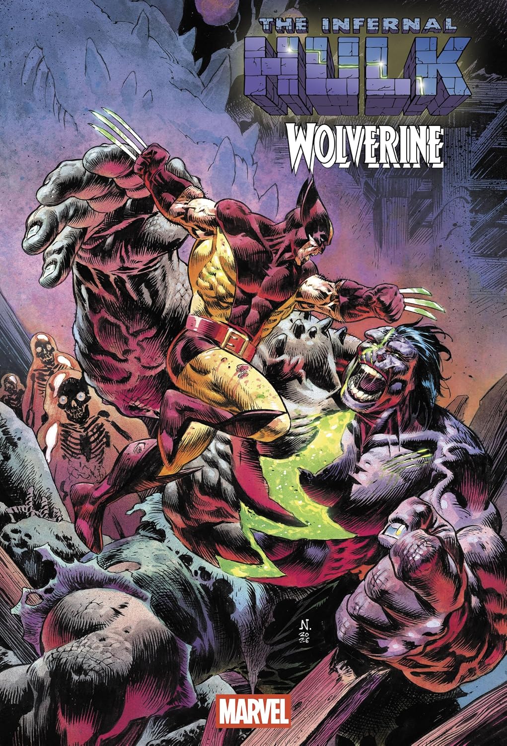 The Infernal Hulk vs. Wolverine (2026) #1 book cover