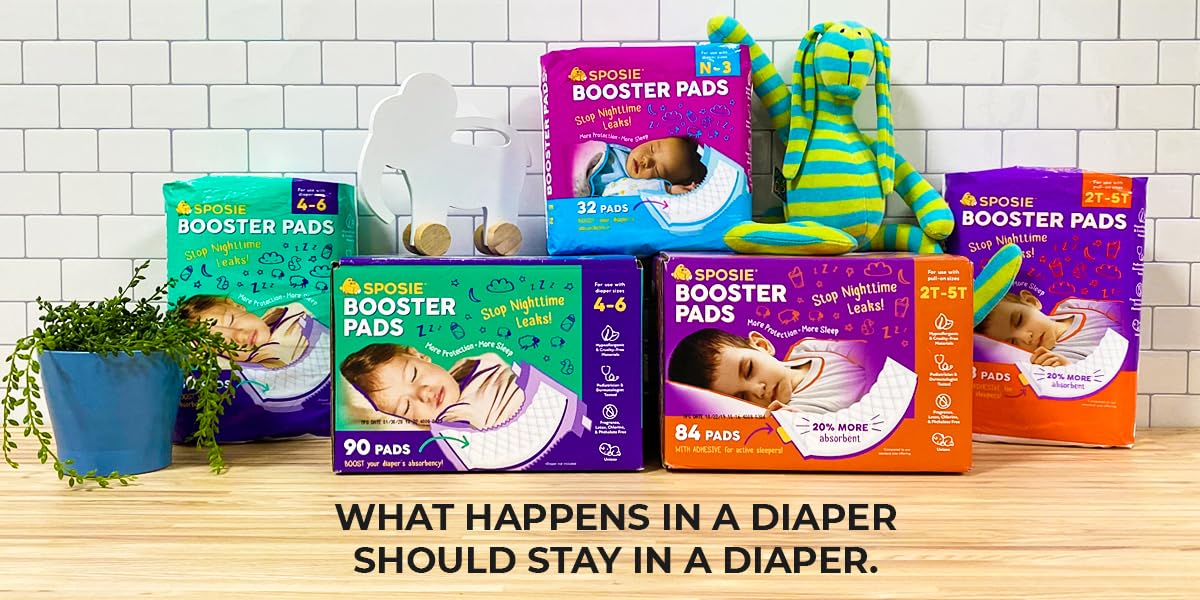 Amazon Com Sposie Booster Pads For Overnight Diaper Leak Protection