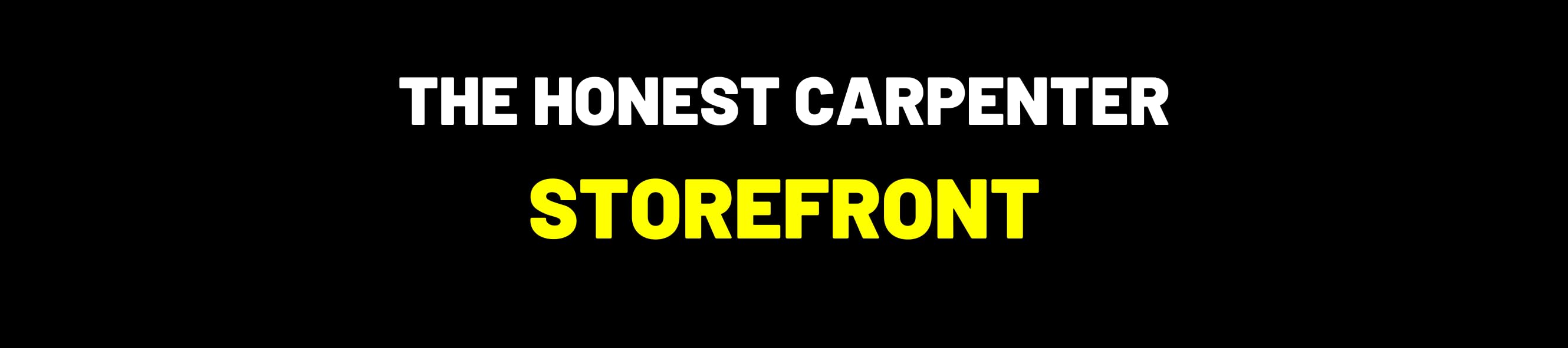 The Honest Carpenter's Amazon Page