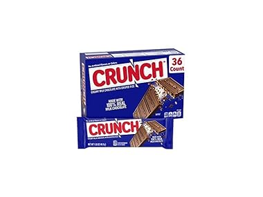 $21.99, Was $43.9578, 49% Off! Crunch Milk Choc Crisped Rice Bars 36ct dealfomo