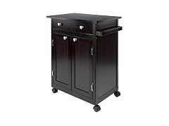 WINSOME Savannah Kitchen Cart Espresso