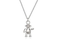 Silver-Plated Fun & Fabulous Teddy Bear Charm