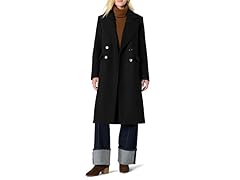 Relaxed-Fit Double-Breasted Wool-Blend Longline Coat