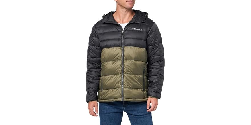 Giacca Columbia Buck Butte Uomo - Piumino Isolato Con Cappuccio, Idro-Resistente, Tasche Con Cerniera - Foto 3