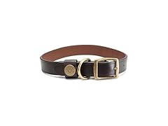 King Buck Premium Leather D Ring Dog Collar