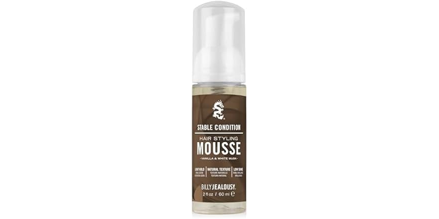 Billy Jealousy Stable Condition Hair Styling Mousse for Men