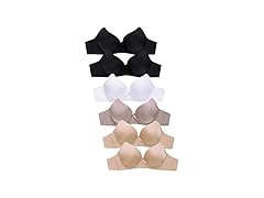 6Pk Womens Basic Plain Bras (Lydia)