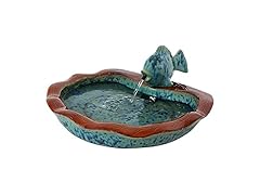 Sunnydaze Decor SSS-306 Glazed Ceramic Fish Water Foun
