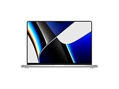Apple 2021 MacBook Pro with Apple M1 Max Chip (16-inch, 64GB RAM, 1TB SSD Storage) Silver (Renewed) (Open Box)