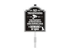 Beware of Dog Sign 8x12 Aluminum