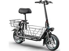 GY-C1S E-scooter with seat basket