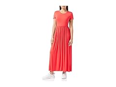 Amazon Essentials Women Short-sleeve Waisted Dress