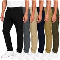 3-Pack-Pack Men's Super Stretch Chino Pants