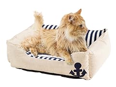Pet Bed Stripe Design Canvas & Linen