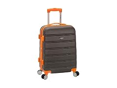 Rockland Melbourne Hardside Expandable 20" Carry-On, Charcoal