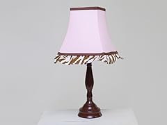 Zara Zebra Lampshade & Chocolate Base