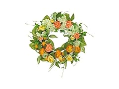 National Tree Company 24" Artificial Wreath with Lemons