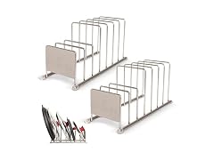 Cuisinel Lid and Dish Organizer Rack 2-Pack