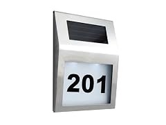 Solar Address Sign - Aluminum