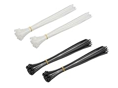 100pcs Self-Lock 12" Cable Wire Kit, 2Pk