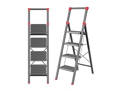 4 Step Ladder, DIAMONDFORGE Folding Step