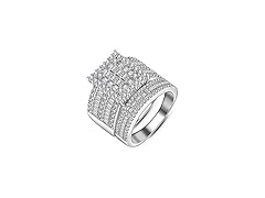 Hiyong Square CZ Rings Set (12)