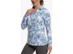 Ggov Women (S) Tops Active White Flowers