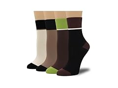 Sakusock Women's Cotton Crew Socks 4 Pairs 8-11